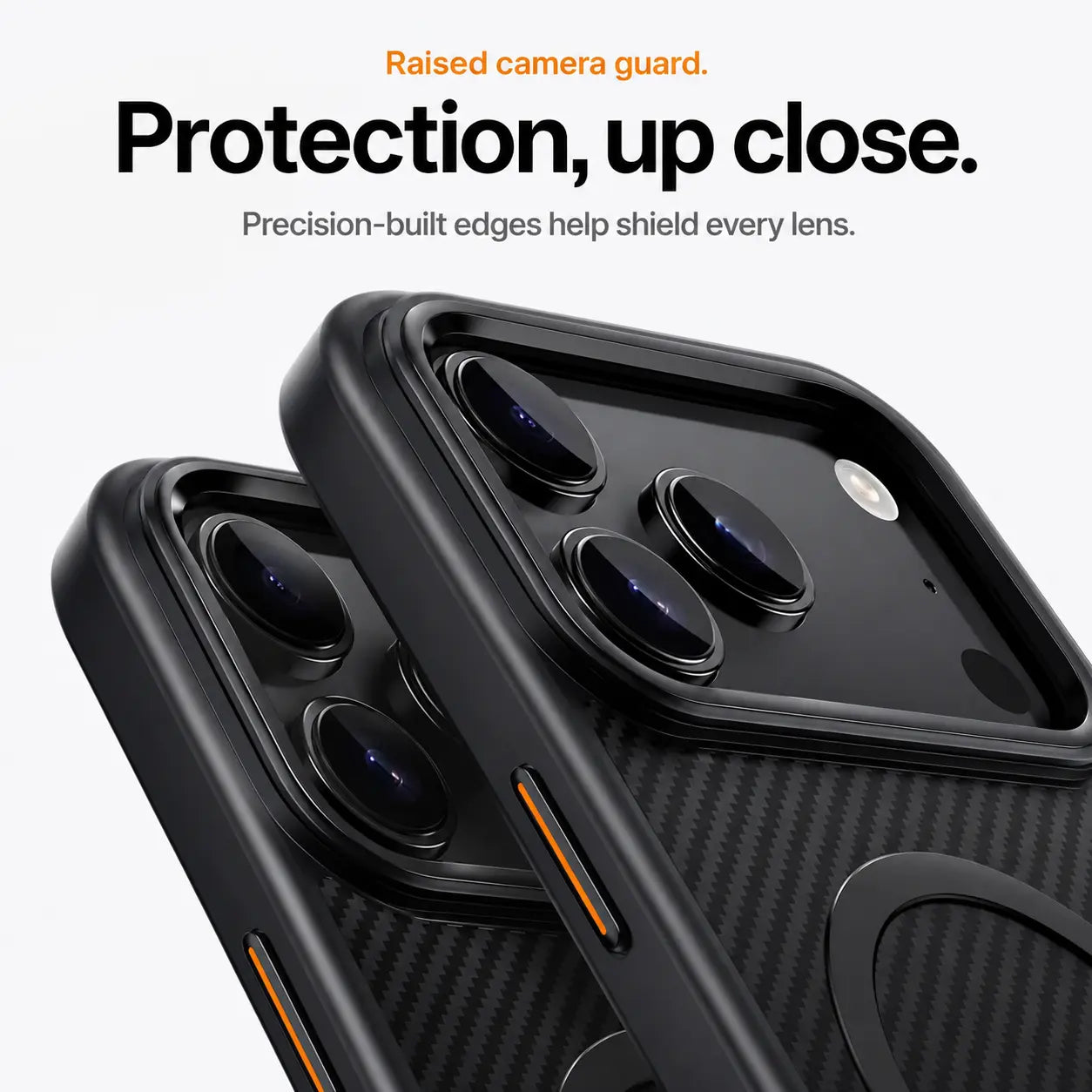 Protective MagSafe iPhone case with integrated 360 degree stand