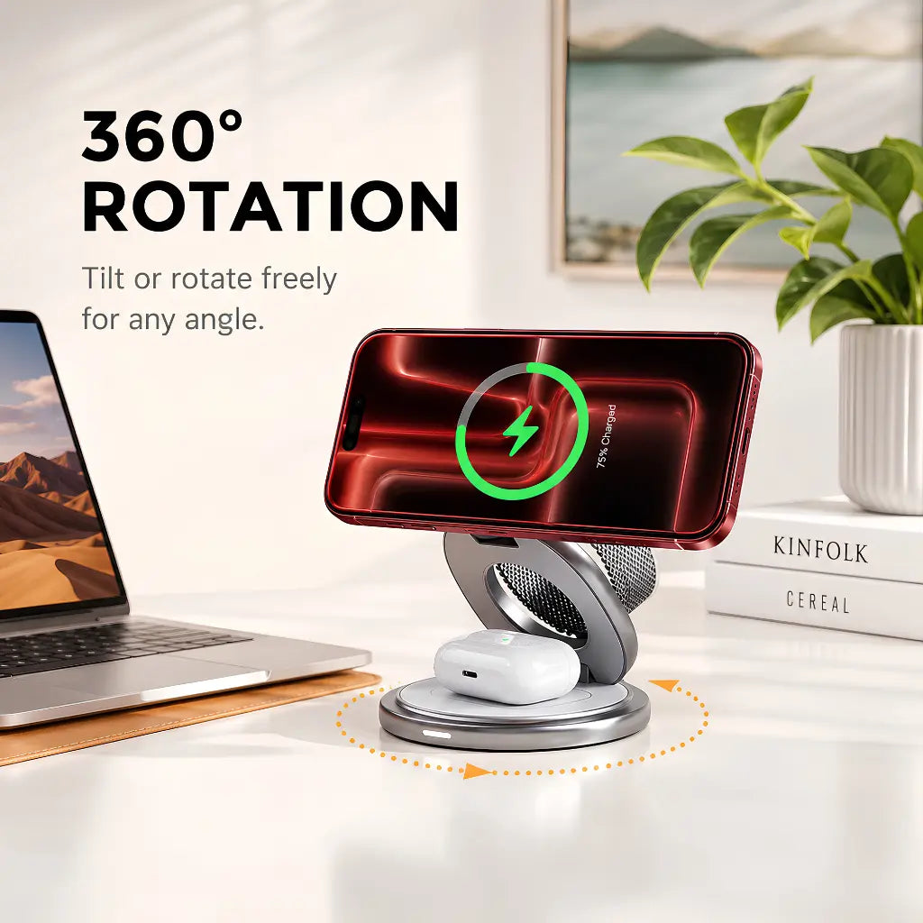 MagFold Qi2 Twist 25W