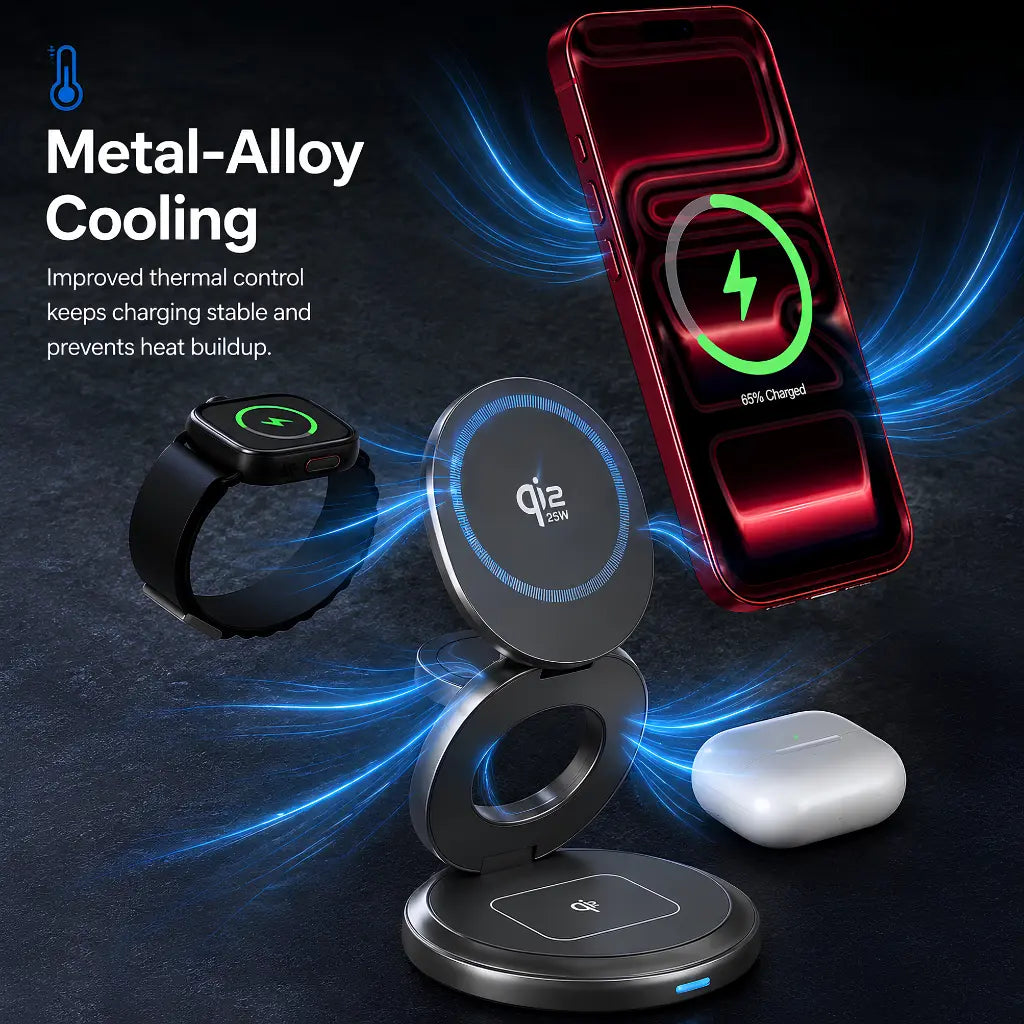 MagFold Qi2 Twist 25W