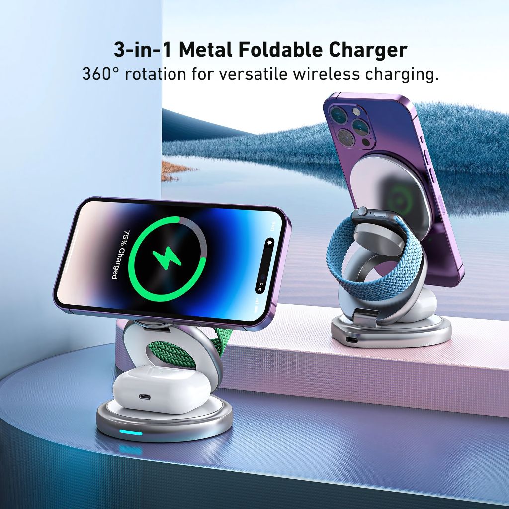 3 in 1 Foldable Charger