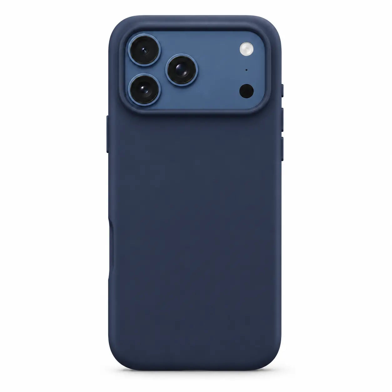 MagSafe-compatible silicone iPhone case with soft-touch finish
