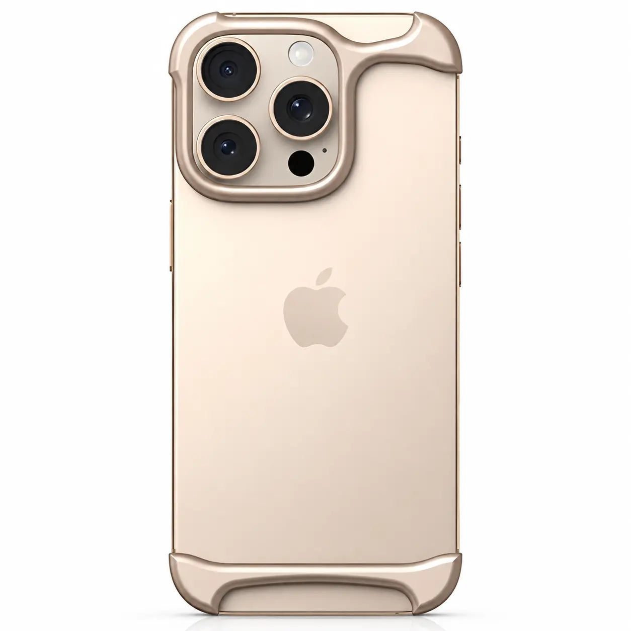 Protective metal frame case with slim profile