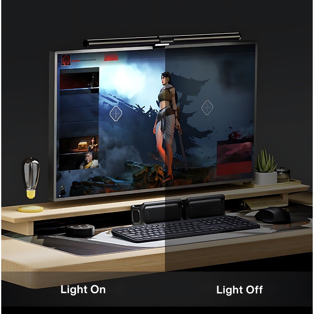 LED Monitor Light Bar for Desk with Anti-Glare and USB Power