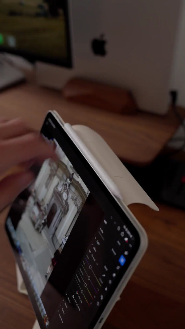 StudioCase Air magnetic iPad stand case — pencil always ready