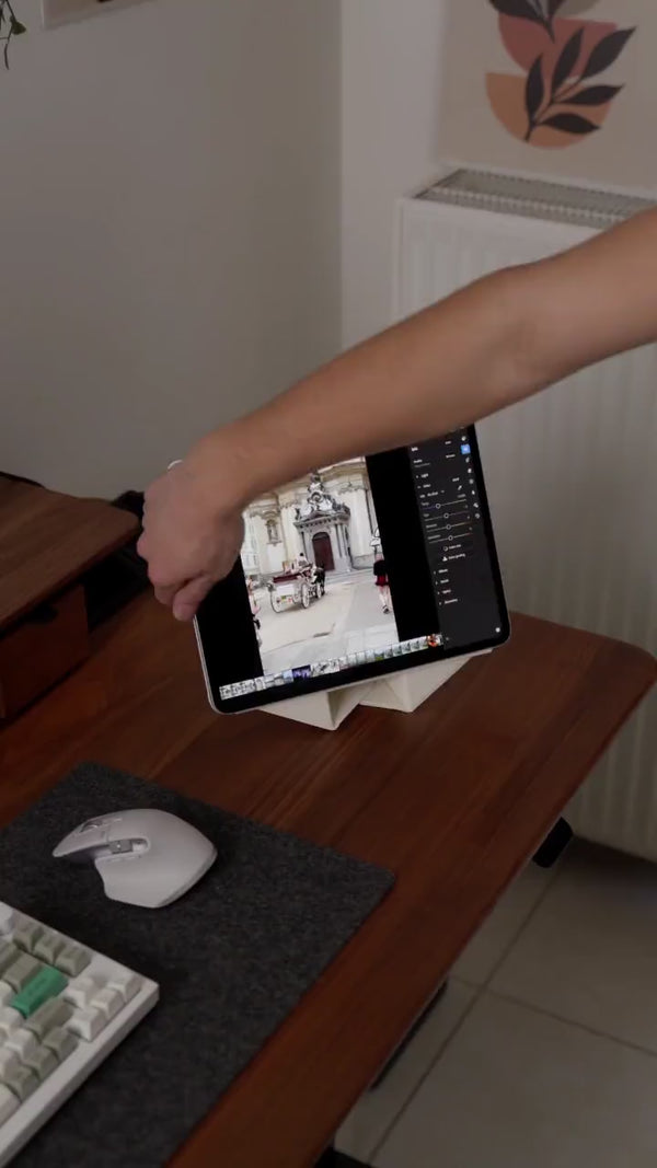 StudioCase Air magnetic iPad stand case — multiple viewing angles