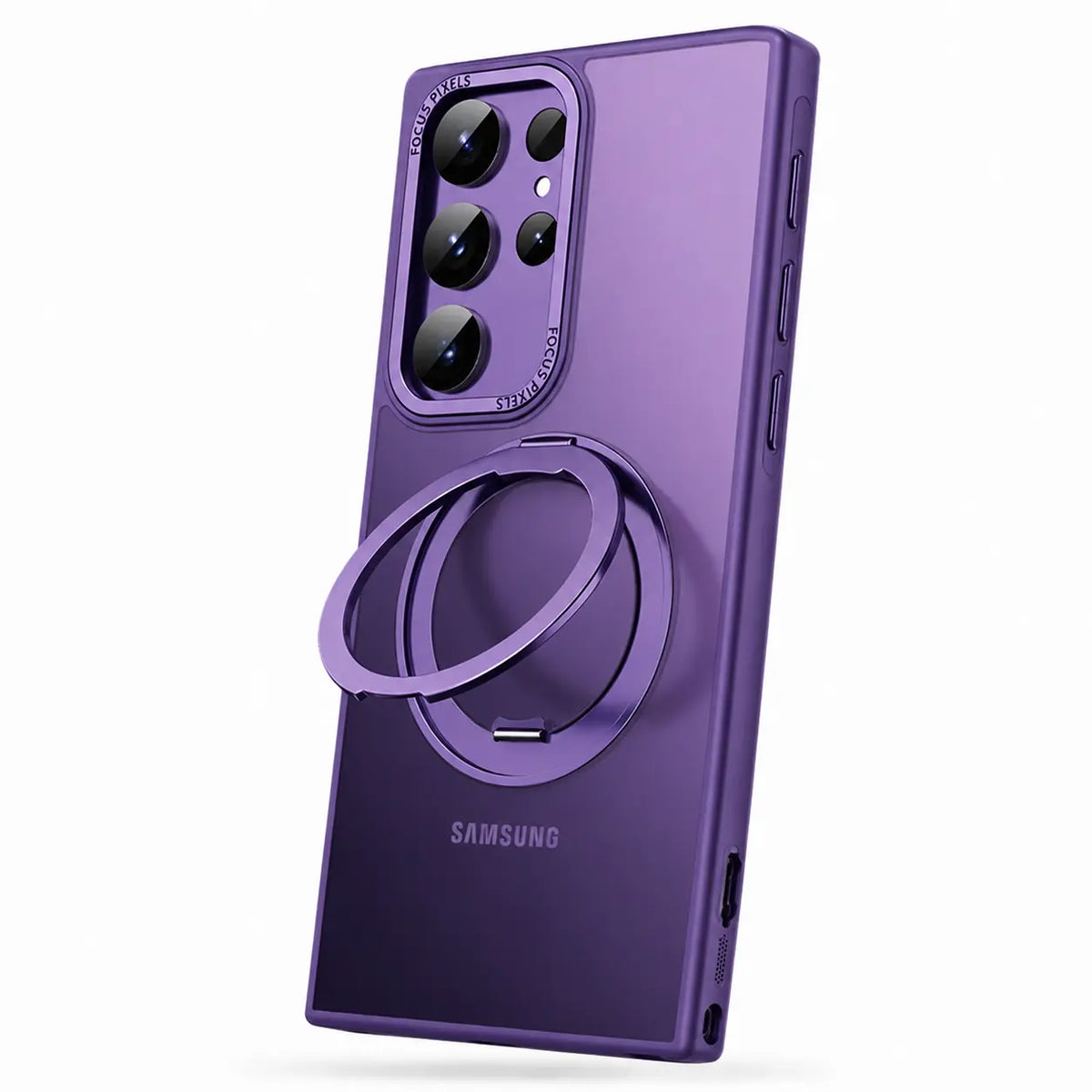 Slim magnetic phone case #color_Lavender Purple